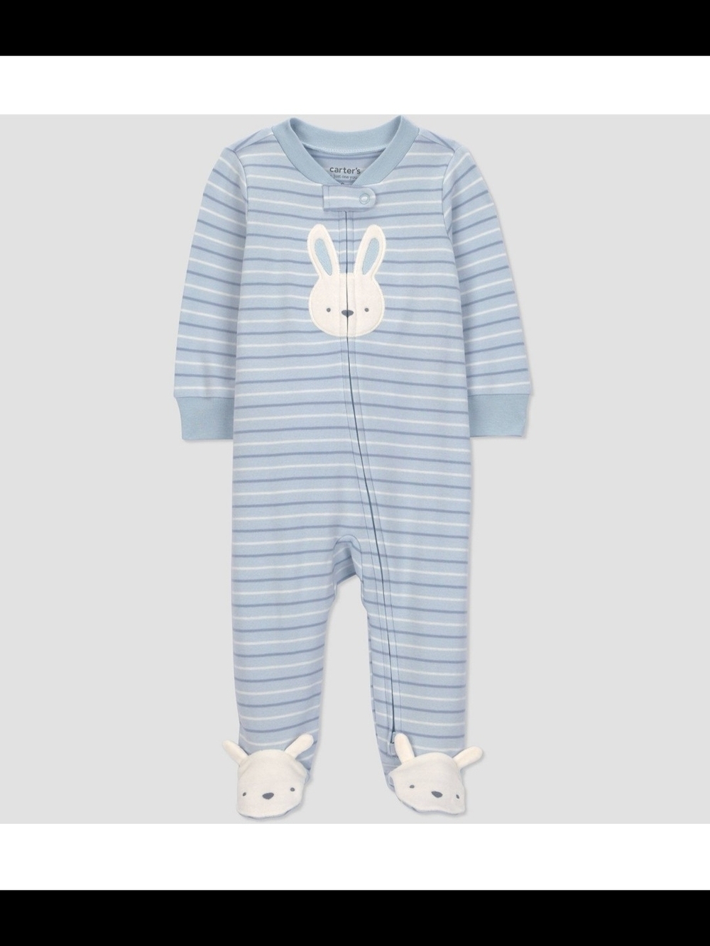 🌻 NWT Carter's Baby Boy Spring Bunny Sleeper - 3 Months 🐰